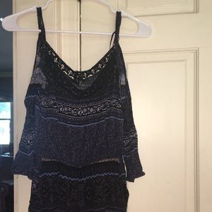 Off the Shoulder with straps Romper